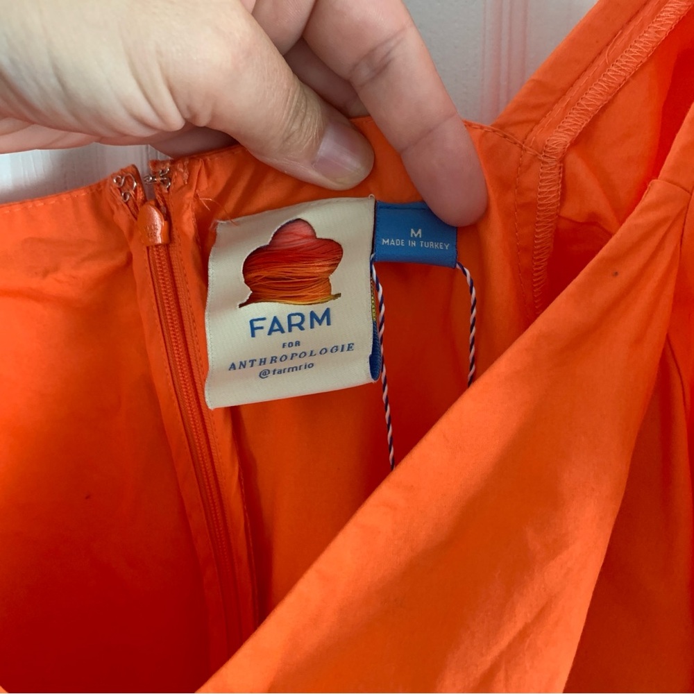 NWT Anthropologie Farm Rio Colorblock Maxi Dress Size Medium - Picture 4 of 4